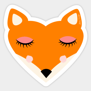 Cute Fox Sticker